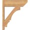 Ekena Millwork Balboa Slat Smooth Outlooker, Western Red Cedar, 7 1/2"W x 22"D x 26"H OUT08X22X26BOA06SWR - alternate 2